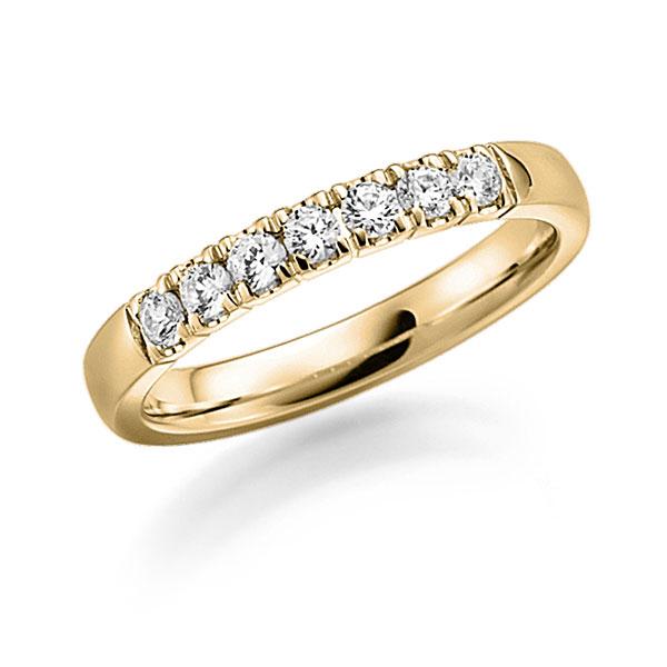 Memoire/Diamantring in Gelbgold 585 mit zus. 0,42 ct. Brillant tw, vs von acredo - A-7XWYR-G5-95PI1Z Memoire/Diamantring in Gelbgold 585 mit zus. 0,42 ct. Brillant tw, vs von acredo - A-7XWYR-G5-95PI1Z