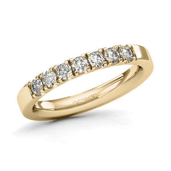 Memoire/Diamantring in Gelbgold 585 mit zus. 0,49 ct. Brillant tw, si von acredo - A-1284LI-G5-8Y7WRZ Memoire/Diamantring in Gelbgold 585 mit zus. 0,49 ct. Brillant tw, si von acredo - A-1284LI-G5-8Y7WRZ