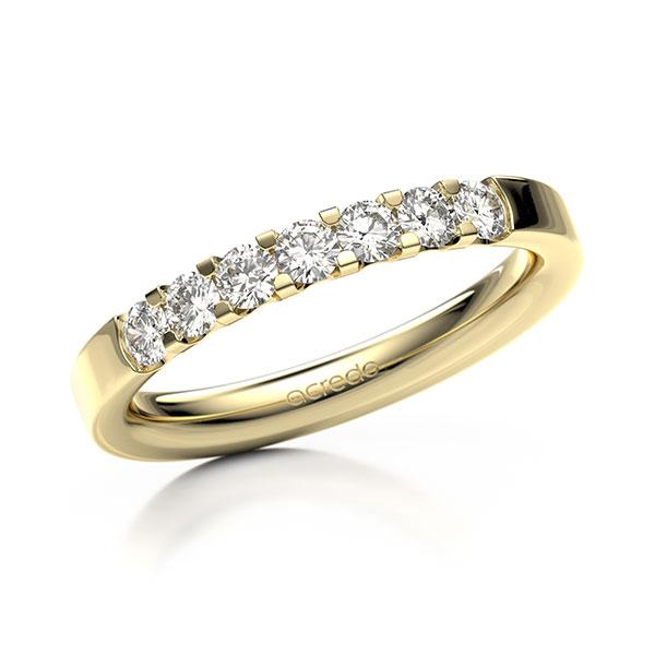 Memoire/Diamantring in Gelbgold 585 mit zus. 0,49 ct. Brillant tw, vs von acredo - A-12EXTT-G5-2LGLPZ Memoire/Diamantring in Gelbgold 585 mit zus. 0,49 ct. Brillant tw, vs von acredo - A-12EXTT-G5-2LGLPZ