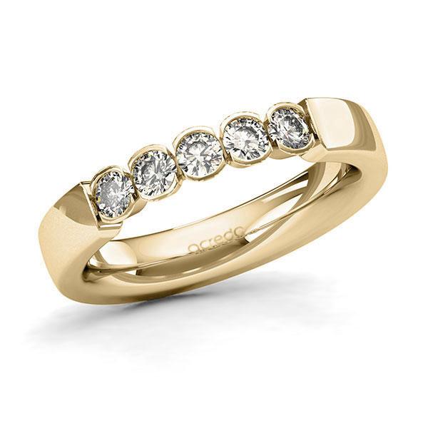 Memoire/Diamantring in Gelbgold 585 mit zus. 0,5 ct. Brillant tw, si von acredo - A-128Q2Y-G5-2LHH4Z Memoire/Diamantring in Gelbgold 585 mit zus. 0,5 ct. Brillant tw, si von acredo - A-128Q2Y-G5-2LHH4Z