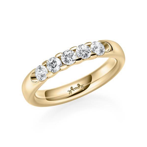 Memoire/Diamantring in Gelbgold 585 mit zus. 0,5 ct. Brillant tw, si von Steinberg - Q-11P24K-G5-1U0KX7Z Memoire/Diamantring in Gelbgold 585 mit zus. 0,5 ct. Brillant tw, si von Steinberg - Q-11P24K-G5-1U0KX7Z