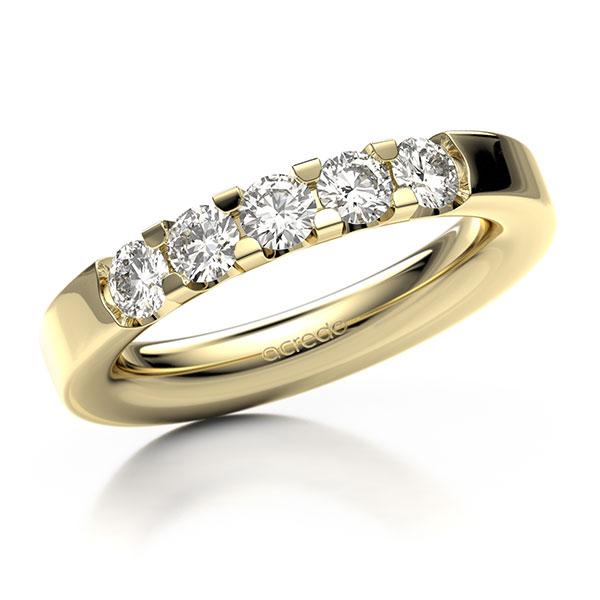 Memoire/Diamantring in Gelbgold 585 mit zus. 0,75 ct. Brillant tw, vs von acredo - A-12EXTJ-G5-1C82KRZ Memoire/Diamantring in Gelbgold 585 mit zus. 0,75 ct. Brillant tw, vs von acredo - A-12EXTJ-G5-1C82KRZ