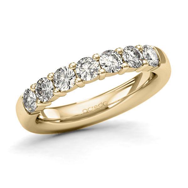 Memoire/Diamantring in Gelbgold 585 mit zus. 1,05 ct. Brillant tw, si von acredo - A-127N13-G5-1C7DUBZ Memoire/Diamantring in Gelbgold 585 mit zus. 1,05 ct. Brillant tw, si von acredo - A-127N13-G5-1C7DUBZ