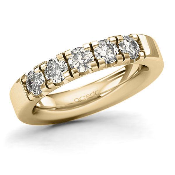 Memoire/Diamantring in Gelbgold 585 mit zus. 1,25 ct. Brillant tw, si von acredo - A-128DRU-G5-1C8ZKRZ Memoire/Diamantring in Gelbgold 585 mit zus. 1,25 ct. Brillant tw, si von acredo - A-128DRU-G5-1C8ZKRZ