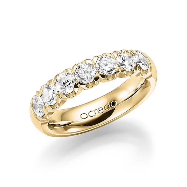 Memoire/Diamantring in Gelbgold 585 mit zus. 1,4 ct. Brillant tw, vs von acredo - A-7X1CW-G5-1C6ZVGZ Memoire/Diamantring in Gelbgold 585 mit zus. 1,4 ct. Brillant tw, vs von acredo - A-7X1CW-G5-1C6ZVGZ