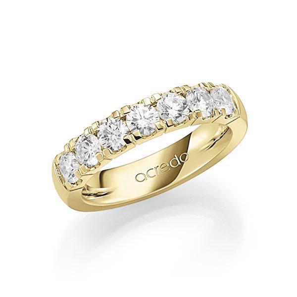 Memoire/Diamantring in Gelbgold 585 mit zus. 1,4 ct. Brillant tw, vs von acredo - A-SP6J1-G5-1C6ZVGZ Memoire/Diamantring in Gelbgold 585 mit zus. 1,4 ct. Brillant tw, vs von acredo - A-SP6J1-G5-1C6ZVGZ