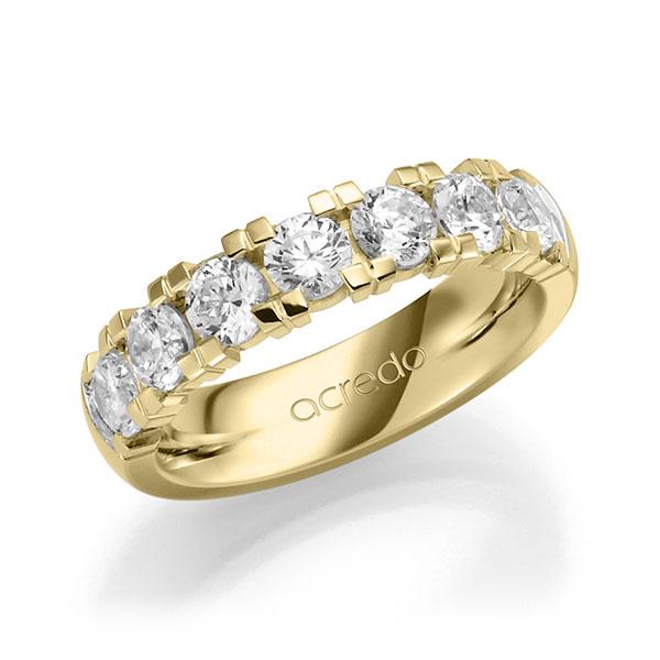Memoire/Diamantring in Gelbgold 585 mit zus. 1,75 ct. Brillant tw, vs von acredo - A-7Y971-G5-1C6ZVRZ Memoire/Diamantring in Gelbgold 585 mit zus. 1,75 ct. Brillant tw, vs von acredo - A-7Y971-G5-1C6ZVRZ