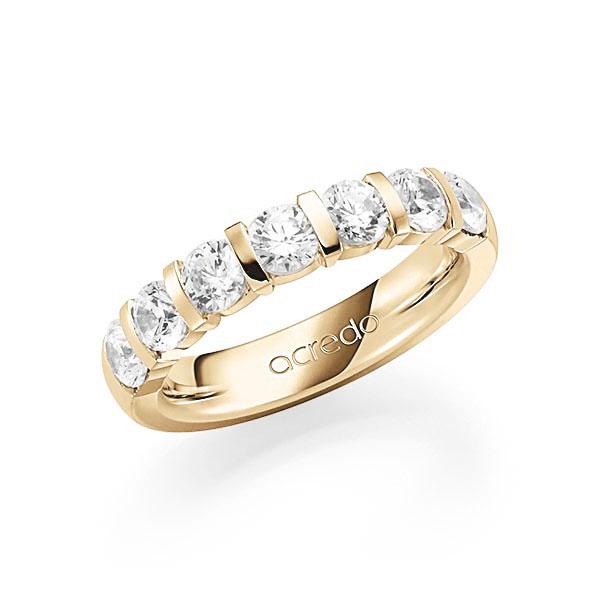 Memoire/Diamantring in Gelbgold 585 mit zus. 1,75 ct. Brillant tw, vs von acredo - A-SP5IW-G5-1C884RZ Memoire/Diamantring in Gelbgold 585 mit zus. 1,75 ct. Brillant tw, vs von acredo - A-SP5IW-G5-1C884RZ