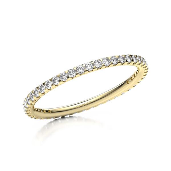 Memoire/Diamantring in Gelbgold 585 vollausgefasst mit zus. 0,44 ct. Brillant tw, si von acredo - A-11MINW-G5-1TVWWSZ Memoire/Diamantring in Gelbgold 585 vollausgefasst mit zus. 0,44 ct. Brillant tw, si von acredo - A-11MINW-G5-1TVWWSZ