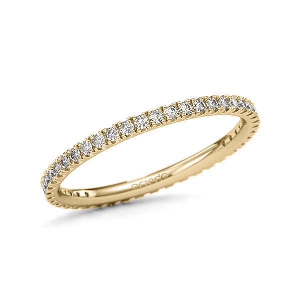 Memoire/Diamantring in Gelbgold 585 vollausgefasst mit zus. 0,44 ct. Brillant tw, si von acredo - A-11QGIE-G5-1TVWWSZ Memoire/Diamantring in Gelbgold 585 vollausgefasst mit zus. 0,44 ct. Brillant tw, si von acredo - A-11QGIE-G5-1TVWWSZ
