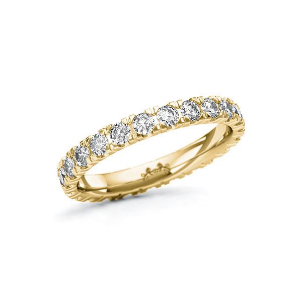 Memoire/Diamantring in Gelbgold 585 vollausgefasst mit zus. 1,15 ct. Brillant tw, si von Steinberg - Q-11QR0W-G5-1U0PTWZ Memoire/Diamantring in Gelbgold 585 vollausgefasst mit zus. 1,15 ct. Brillant tw, si von Steinberg - Q-11QR0W-G5-1U0PTWZ