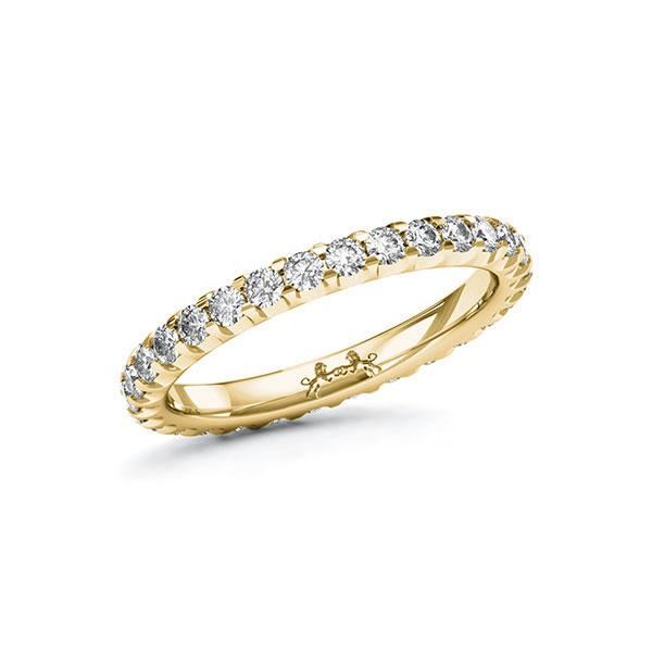 Memoire/Diamantring in Gelbgold 585 vollausgefasst mit zus. 1,2 ct. Brillant tw, si von Steinberg - Q-10L1VN-G5-1U0KN4Z Memoire/Diamantring in Gelbgold 585 vollausgefasst mit zus. 1,2 ct. Brillant tw, si von Steinberg - Q-10L1VN-G5-1U0KN4Z