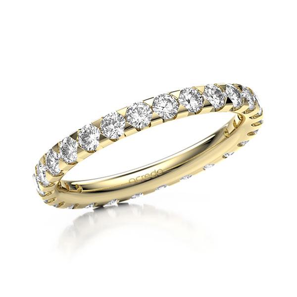 Memoire/Diamantring in Gelbgold 585 vollausgefasst mit zus. 1,3 ct. Brillant tw, si von acredo - A-11M082-G5-1TVWX7Z Memoire/Diamantring in Gelbgold 585 vollausgefasst mit zus. 1,3 ct. Brillant tw, si von acredo - A-11M082-G5-1TVWX7Z