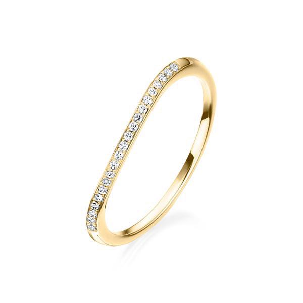Memoire/Diamantring in Gelbgold 750 mit zus. 0,07 ct. tw, vs von Steinberg - Q-IPW8G-G7-UHBZGZ Memoire/Diamantring in Gelbgold 750 mit zus. 0,07 ct. tw, vs von Steinberg - Q-IPW8G-G7-UHBZGZ