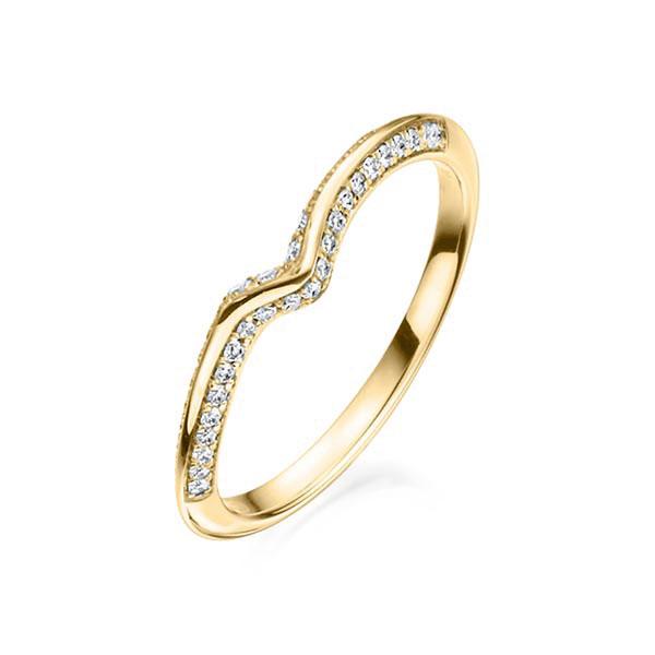 Memoire/Diamantring in Gelbgold 750 mit zus. 0,19 ct. tw, vs von Steinberg - Q-IPW9L-G7-UHC01Z Memoire/Diamantring in Gelbgold 750 mit zus. 0,19 ct. tw, vs von Steinberg - Q-IPW9L-G7-UHC01Z