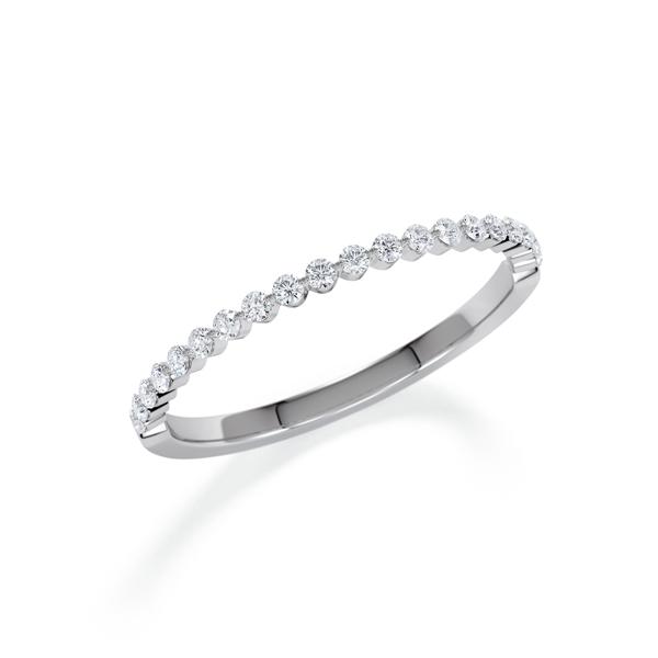 Memoire/Diamantring in Graugold 585 halbausgefasst mit zus. 0,15 ct. Brillant tw, si von Steinberg - Q-14LKT7-D5-1YWBGGZ Memoire/Diamantring in Graugold 585 halbausgefasst mit zus. 0,15 ct. Brillant tw, si von Steinberg - Q-14LKT7-D5-1YWBGGZ