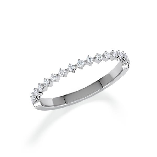 Memoire/Diamantring in Graugold 585 halbausgefasst mit zus. 0,16 ct. Brillant tw, si von Steinberg - Q-14LLHJ-D5-1YWBZSZ Memoire/Diamantring in Graugold 585 halbausgefasst mit zus. 0,16 ct. Brillant tw, si von Steinberg - Q-14LLHJ-D5-1YWBZSZ