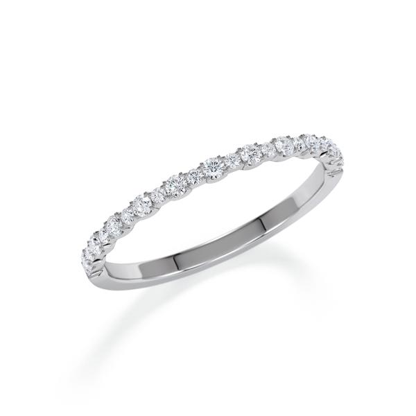 Memoire/Diamantring in Graugold 585 mit zus. 0,21 ct. tw, si von Steinberg - Q-14LKWF-D5-1YWBMVZ Memoire/Diamantring in Graugold 585 mit zus. 0,21 ct. tw, si von Steinberg - Q-14LKWF-D5-1YWBMVZ
