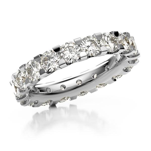 Memoire/Diamantring in Platin 950 vollausgefasst mit zus. 4,14 ct. Brillant tw, vs von acredo - A-10L8G5-W9-2LGFRZ Memoire/Diamantring in Platin 950 vollausgefasst mit zus. 4,14 ct. Brillant tw, vs von acredo - A-10L8G5-W9-2LGFRZ
