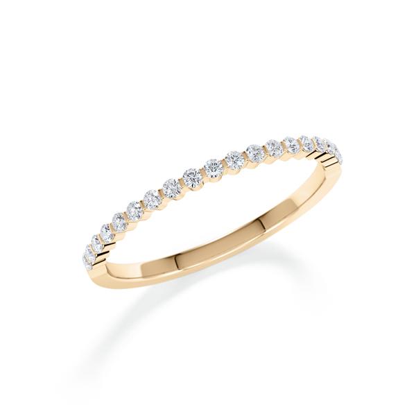 Memoire/Diamantring in Roségold 585 halbausgefasst mit zus. 0,2 ct. Brillant tw, si von Steinberg - Q-14LKZX-E5-1YUFSQZ Memoire/Diamantring in Roségold 585 halbausgefasst mit zus. 0,2 ct. Brillant tw, si von Steinberg - Q-14LKZX-E5-1YUFSQZ