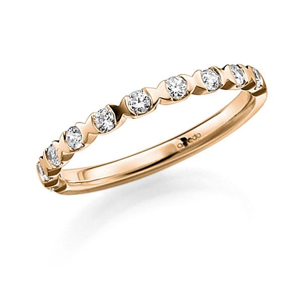 Memoire/Diamantring in Roségold 585 halbausgefasst mit zus. 0,2 ct. Brillant tw, vs von acredo - A-7XY0B-E5-1Q8DCRZ Memoire/Diamantring in Roségold 585 halbausgefasst mit zus. 0,2 ct. Brillant tw, vs von acredo - A-7XY0B-E5-1Q8DCRZ
