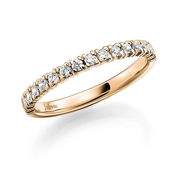 Memoire/Diamantring in Roségold 585 halbausgefasst mit zus. 0,3 ct. Brillant tw, vs von acredo - A-7IP0R-E5-1Q8D8IZ Memoire/Diamantring in Roségold 585 halbausgefasst mit zus. 0,3 ct. Brillant tw, vs von acredo - A-7IP0R-E5-1Q8D8IZ