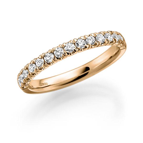 Memoire/Diamantring in Roségold 585 halbausgefasst mit zus. 0,56 ct. Brillant tw, vs von acredo - A-7ILTB-E5-B1HZGZ Memoire/Diamantring in Roségold 585 halbausgefasst mit zus. 0,56 ct. Brillant tw, vs von acredo - A-7ILTB-E5-B1HZGZ