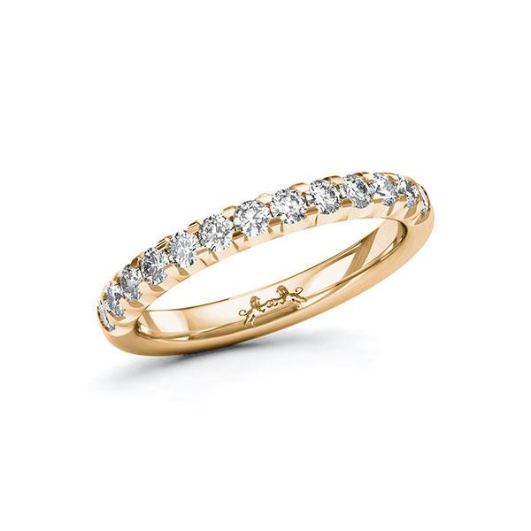 Memoire/Diamantring in Roségold 585 halbausgefasst mit zus. 0,65 ct. Brillant tw, si von Steinberg - Q-11QPZY-E5-1U0JPZZ Memoire/Diamantring in Roségold 585 halbausgefasst mit zus. 0,65 ct. Brillant tw, si von Steinberg - Q-11QPZY-E5-1U0JPZZ