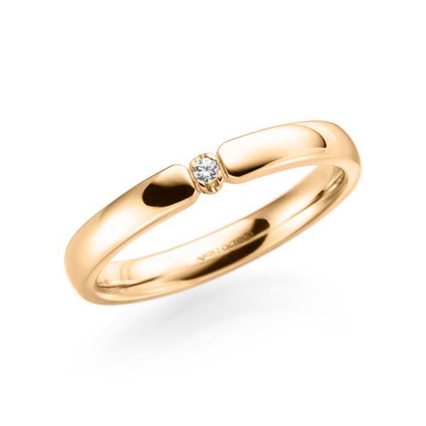 Memoire/Diamantring in Roségold 585 mit zus. 0,03 ct. Brillant tw, vs von acredo - A-7X4ZG-E5-2LHHYZ Memoire/Diamantring in Roségold 585 mit zus. 0,03 ct. Brillant tw, vs von acredo - A-7X4ZG-E5-2LHHYZ