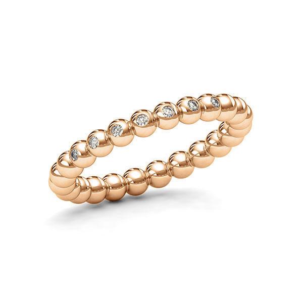 Memoire/Diamantring in Roségold 585 mit zus. 0,07 ct. tw, si von 123gold - E-11DYSN-E5-1T2U1AZ Memoire/Diamantring in Roségold 585 mit zus. 0,07 ct. tw, si von 123gold - E-11DYSN-E5-1T2U1AZ