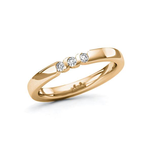 Memoire/Diamantring in Roségold 585 mit zus. 0,12 ct. Brillant tw, si von Steinberg - Q-11QR9B-E5-1U0J1PZ Memoire/Diamantring in Roségold 585 mit zus. 0,12 ct. Brillant tw, si von Steinberg - Q-11QR9B-E5-1U0J1PZ
