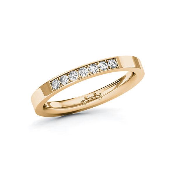 Memoire/Diamantring in Roségold 585 mit zus. 0,14 ct. Brillant tw, si von Steinberg - Q-ZXV4J-E5-1U0KQNZ Memoire/Diamantring in Roségold 585 mit zus. 0,14 ct. Brillant tw, si von Steinberg - Q-ZXV4J-E5-1U0KQNZ