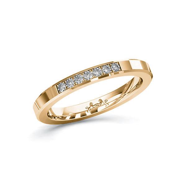 Memoire/Diamantring in Roségold 585 mit zus. 0,14 ct. Brillant tw, si von Steinberg - Q-ZYBDS-E5-1U0J3IZ Memoire/Diamantring in Roségold 585 mit zus. 0,14 ct. Brillant tw, si von Steinberg - Q-ZYBDS-E5-1U0J3IZ
