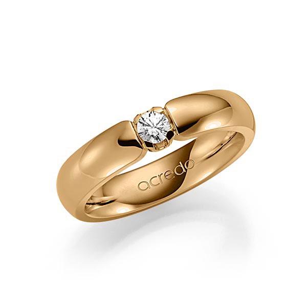 Memoire/Diamantring in Roségold 585 mit zus. 0,15 ct. Brillant tw, vs von acredo - A-SG4G6-E5-1TXE9Z Memoire/Diamantring in Roségold 585 mit zus. 0,15 ct. Brillant tw, vs von acredo - A-SG4G6-E5-1TXE9Z