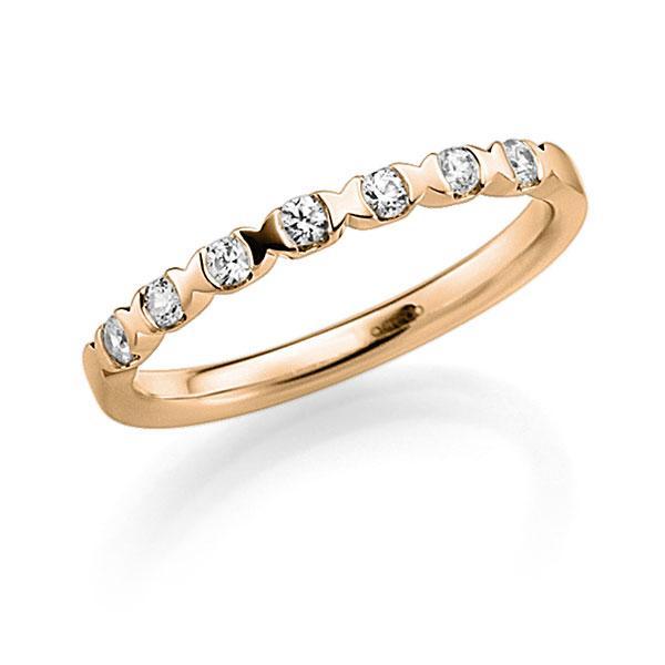 Memoire/Diamantring in Roségold 585 mit zus. 0,21 ct. Brillant tw, vs von acredo - A-3RZ4V-E5-3FTXRZ Memoire/Diamantring in Roségold 585 mit zus. 0,21 ct. Brillant tw, vs von acredo - A-3RZ4V-E5-3FTXRZ