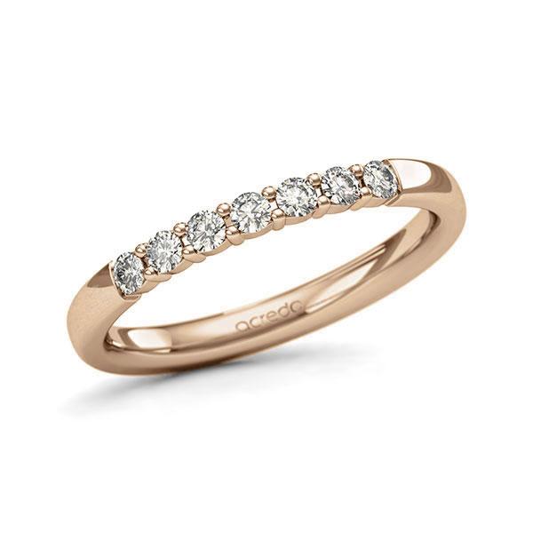 Memoire/Diamantring in Roségold 585 mit zus. 0,28 ct. Brillant tw, si von acredo - A-11QETP-E5-9QZ96Z Memoire/Diamantring in Roségold 585 mit zus. 0,28 ct. Brillant tw, si von acredo - A-11QETP-E5-9QZ96Z