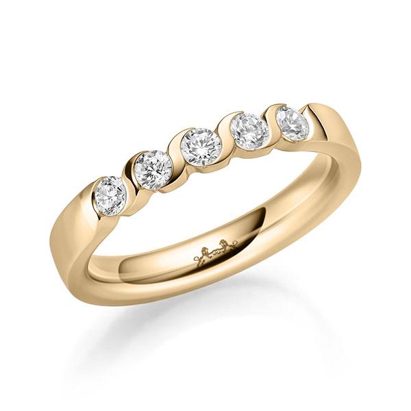 Memoire/Diamantring in Roségold 585 mit zus. 0,35 ct. Brillant tw, si von Steinberg - Q-11PA0X-E5-1U0J1EZ Memoire/Diamantring in Roségold 585 mit zus. 0,35 ct. Brillant tw, si von Steinberg - Q-11PA0X-E5-1U0J1EZ
