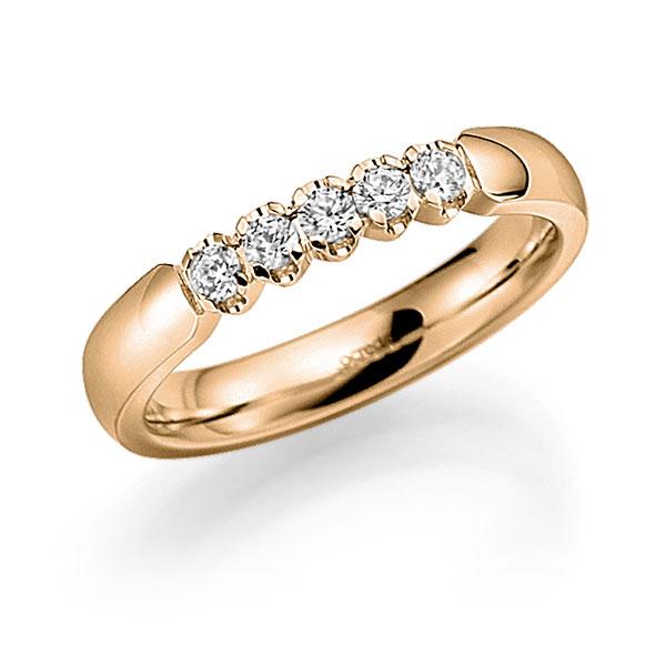 Memoire/Diamantring in Roségold 585 mit zus. 0,3 ct. Brillant tw, vs von acredo - A-7X521-E5-2LGKJZ Memoire/Diamantring in Roségold 585 mit zus. 0,3 ct. Brillant tw, vs von acredo - A-7X521-E5-2LGKJZ