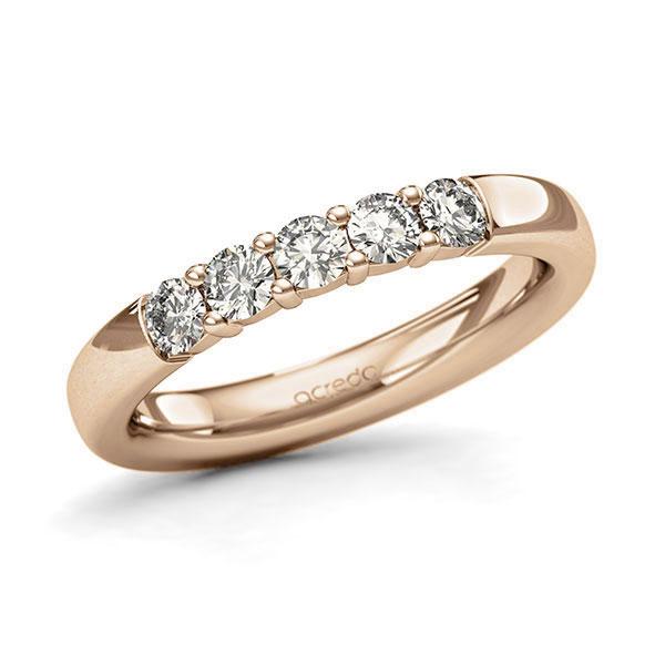Memoire/Diamantring in Roségold 585 mit zus. 0,5 ct. Brillant tw, si von acredo - A-127QFD-E5-2LHH4Z Memoire/Diamantring in Roségold 585 mit zus. 0,5 ct. Brillant tw, si von acredo - A-127QFD-E5-2LHH4Z