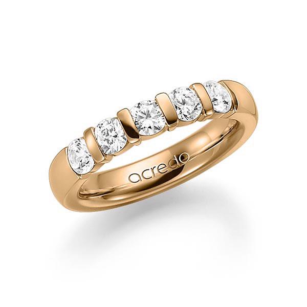 Memoire/Diamantring in Roségold 585 mit zus. 1 ct. Brillant tw, vs von acredo - A-7J1YW-E5-1C8811Z Memoire/Diamantring in Roségold 585 mit zus. 1 ct. Brillant tw, vs von acredo - A-7J1YW-E5-1C8811Z