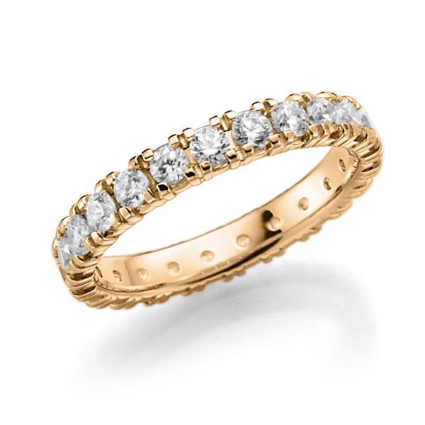 Memoire/Diamantring in Roségold 585 vollausgefasst mit zus. 1,38 ct. Brillant tw, vs von acredo - A-7INQR-E5-2LHHJZ Memoire/Diamantring in Roségold 585 vollausgefasst mit zus. 1,38 ct. Brillant tw, vs von acredo - A-7INQR-E5-2LHHJZ