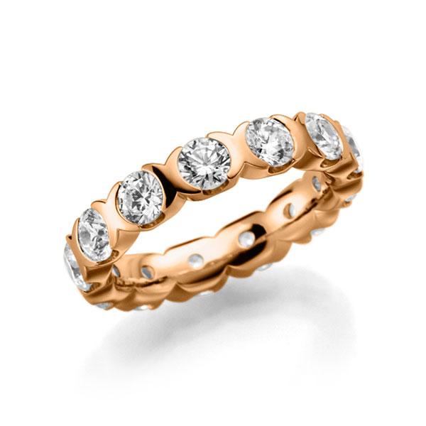 Memoire/Diamantring in Roségold 585 vollausgefasst mit zus. 2,6 ct. Brillant tw, vs von acredo - A-7XXYL-E5-2LHIRZ Memoire/Diamantring in Roségold 585 vollausgefasst mit zus. 2,6 ct. Brillant tw, vs von acredo - A-7XXYL-E5-2LHIRZ