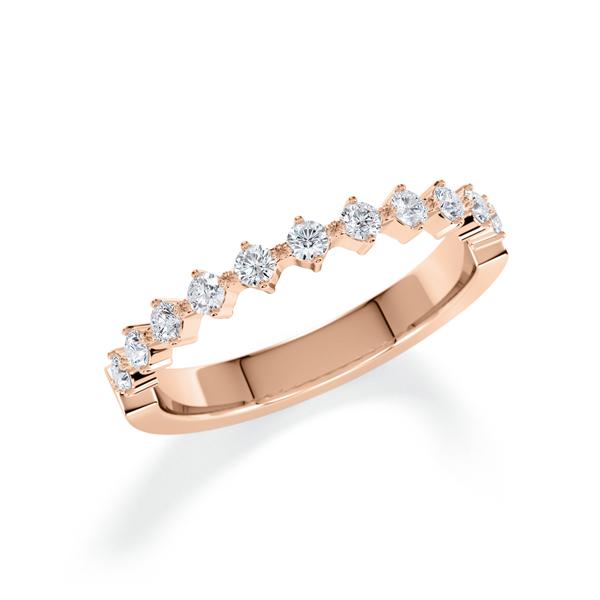 Memoire/Diamantring in Rotgold 585 halbausgefasst mit zus. 0,36 ct. Brillant tw, si von Steinberg - Q-14LLIB-R5-1YWBH1Z Memoire/Diamantring in Rotgold 585 halbausgefasst mit zus. 0,36 ct. Brillant tw, si von Steinberg - Q-14LLIB-R5-1YWBH1Z