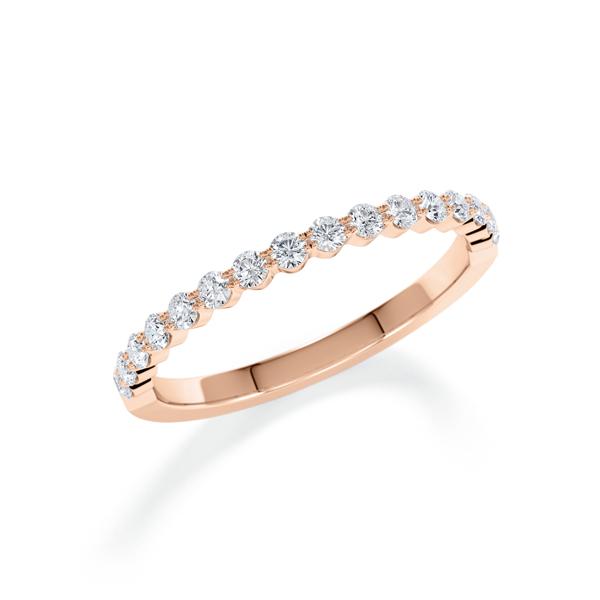 Memoire/Diamantring in Rotgold 585 halbausgefasst mit zus. 0,3 ct. Brillant tw, si von Steinberg - Q-14LK0Y-R5-1U0KTBZ Memoire/Diamantring in Rotgold 585 halbausgefasst mit zus. 0,3 ct. Brillant tw, si von Steinberg - Q-14LK0Y-R5-1U0KTBZ