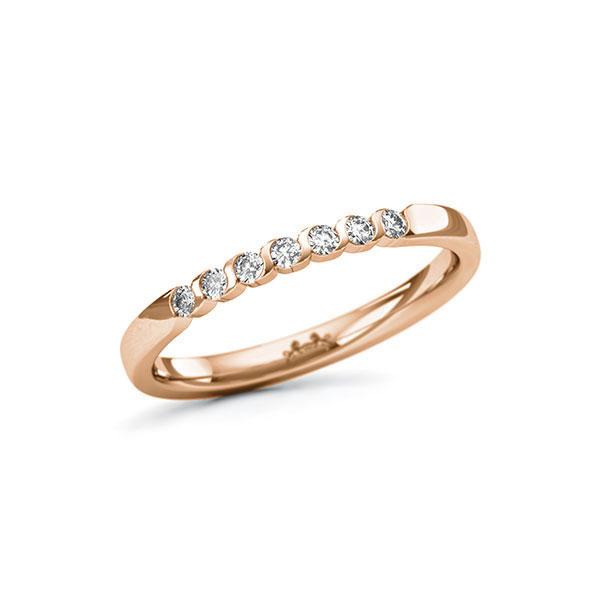 Memoire/Diamantring in Rotgold 585 mit zus. 0,14 ct. Brillant tw, si von Steinberg - Q-11QR5S-R5-1U0J1ZZ Memoire/Diamantring in Rotgold 585 mit zus. 0,14 ct. Brillant tw, si von Steinberg - Q-11QR5S-R5-1U0J1ZZ
