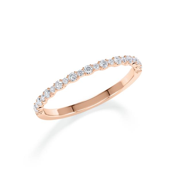 Memoire/Diamantring in Rotgold 585 mit zus. 0,21 ct. tw, si von Steinberg - Q-14LSRH-R5-1YWBMVZ Memoire/Diamantring in Rotgold 585 mit zus. 0,21 ct. tw, si von Steinberg - Q-14LSRH-R5-1YWBMVZ