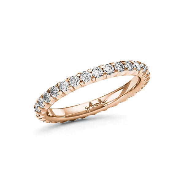 Memoire/Diamantring in Rotgold 585 vollausgefasst mit zus. 1,2 ct. Brillant tw, si von Steinberg - Q-10M7RV-R5-1U0KN4Z Memoire/Diamantring in Rotgold 585 vollausgefasst mit zus. 1,2 ct. Brillant tw, si von Steinberg - Q-10M7RV-R5-1U0KN4Z