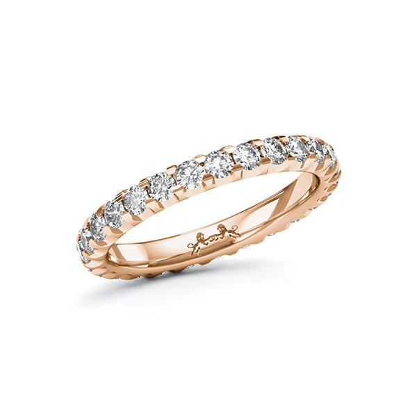 Memoire/Diamantring in Rotgold 585 vollausgefasst mit zus. 1,35 ct. Brillant tw, si von Steinberg - Q-11QQ0W-R5-1U0KN5Z Memoire/Diamantring in Rotgold 585 vollausgefasst mit zus. 1,35 ct. Brillant tw, si von Steinberg - Q-11QQ0W-R5-1U0KN5Z