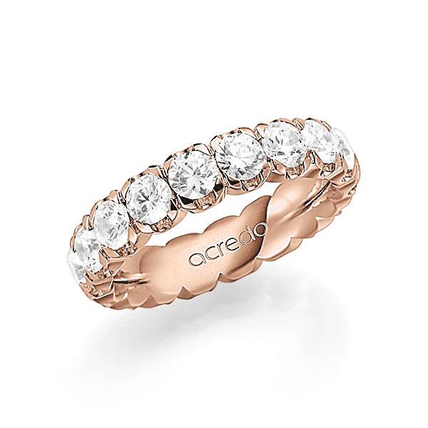 Memoire/Diamantring in Rotgold 585 vollausgefasst mit zus. 3,6 ct. Brillant tw, vs von acredo - A-7X1JG-R5-1C8S9RZ Memoire/Diamantring in Rotgold 585 vollausgefasst mit zus. 3,6 ct. Brillant tw, vs von acredo - A-7X1JG-R5-1C8S9RZ
