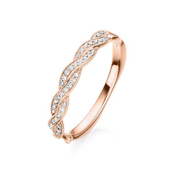 Memoire/Diamantring in Rotgold 750 mit zus. 0,11 ct. tw, vs von Steinberg - Q-NMAM6-R7-UHBV6Z Memoire/Diamantring in Rotgold 750 mit zus. 0,11 ct. tw, vs von Steinberg - Q-NMAM6-R7-UHBV6Z